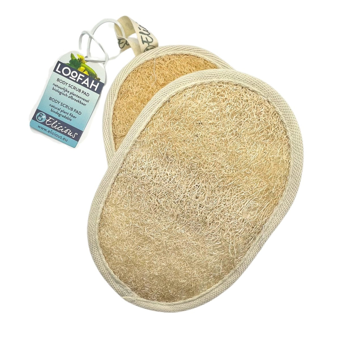 Biologisch afbreekbare Loofah - body scrub pad - Elicious