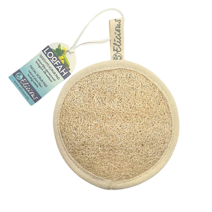 Biologisch afbreekbare Loofah - gezicht scrub pad - Elicious