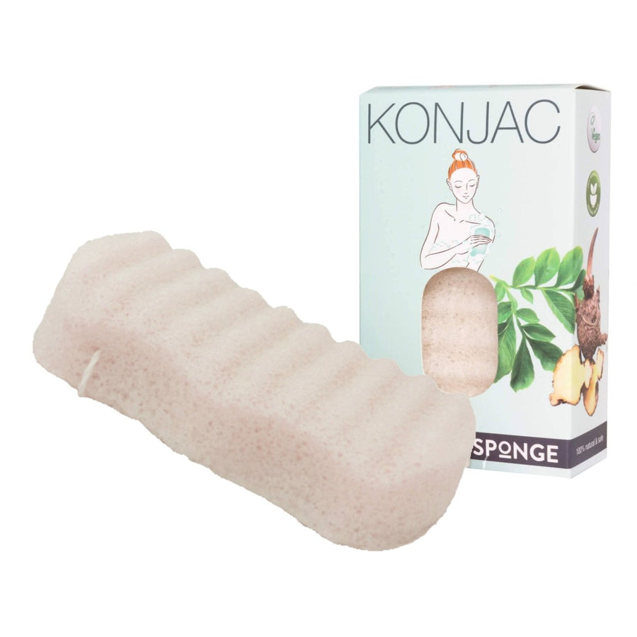 Natuurlijke Konjac badspons met collageen - anti rimpel - Elicious