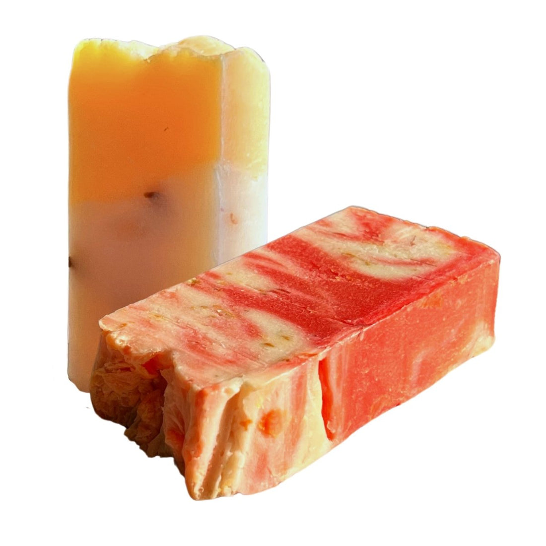 Set Artisan natuurlijke zeep Sweet Orange Blossom & Soothing Calendula - Elicious